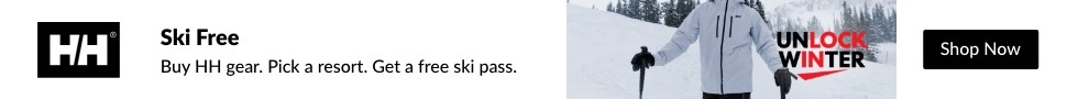Advertisement. Helly Hansen, Ski Free, Buy HH gear. Pick a resort. Get a free ski pass, Unlock Winter, Shop Now