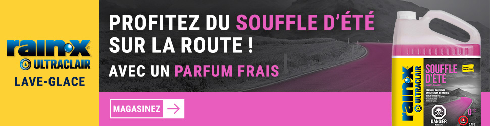 Advertisement. Rain‑X. Ultraclar lave‑glace. Profitez du souffle d’été sur la route avec un parfum frais. Magasinez.
