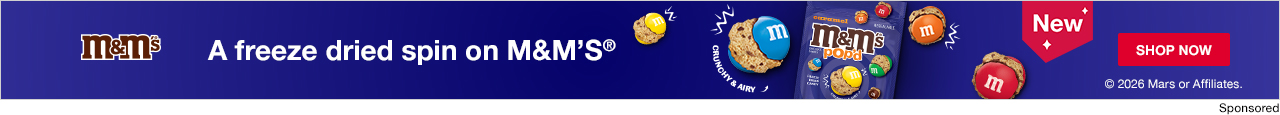 New M&M's. A freeze dried spin on M&M's. Shop now.