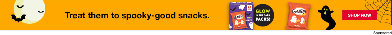 Goldfish Treat them to spooky-good snacks.