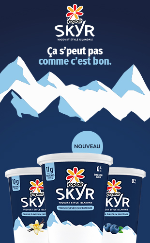 NOUVEAU Skyr Ça s'peut pas comme c'est bon.