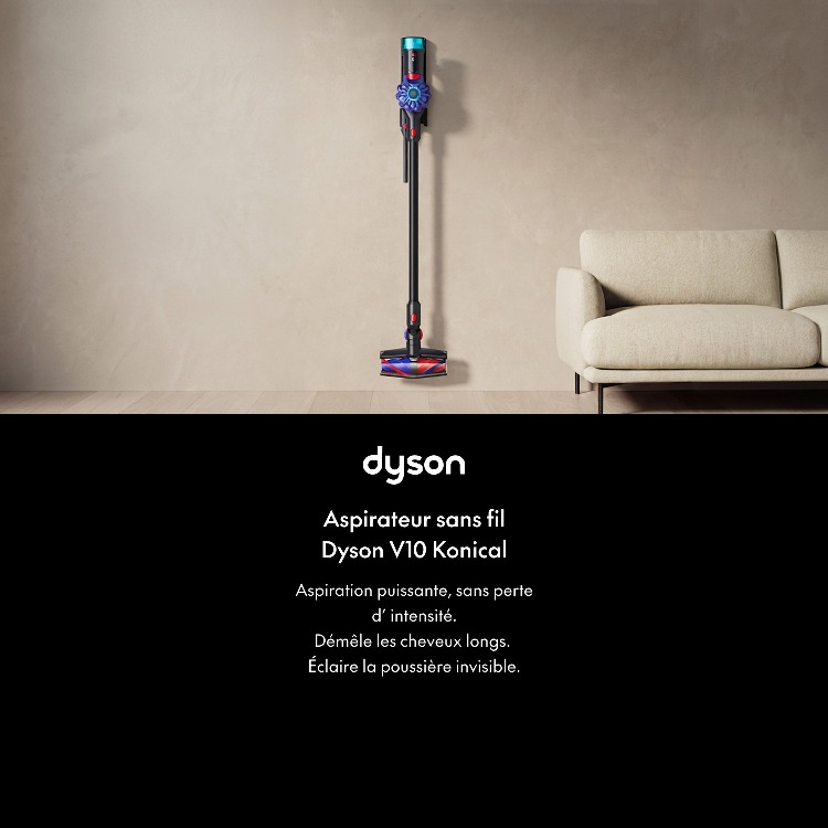 dyson. Aspirateur sans fil Dyson V10 Konical. MAGASINEZ