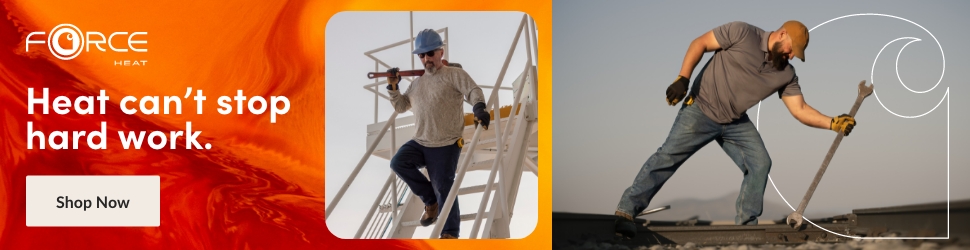 Advertisement. FORCE HEAT. HEAT CAN'T STOP HARD WORK. SHOP NOW. 