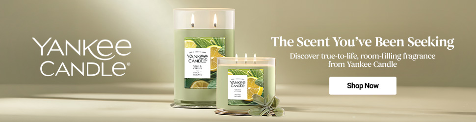 Advertisement. YANKEE CANDLE. The Scent You’ve Been Seeking. Discover true-to-life, room-filling fragrance from Yankee Candle. Shop Now