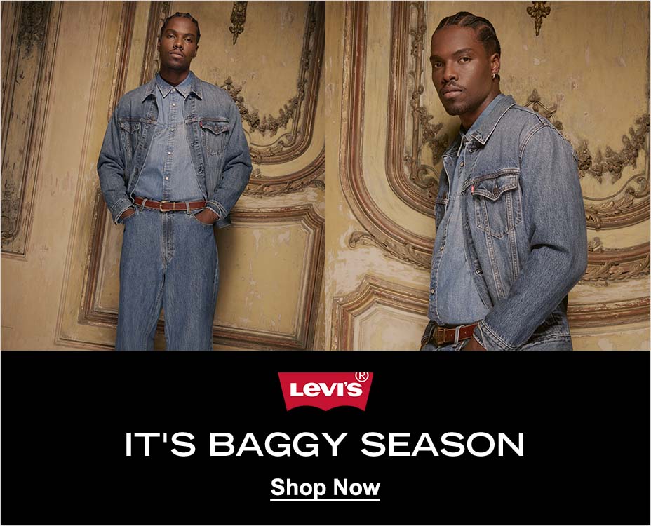 Levi's IT'S BAGGY SEASON. Shop Now