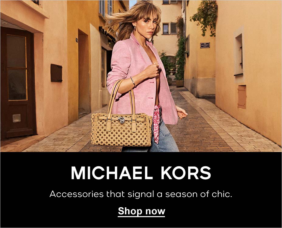 MICHAEL KORS. ACCESSORIES THAT SIGNAL A SEASON OF CHIC. SHOP NOW. 