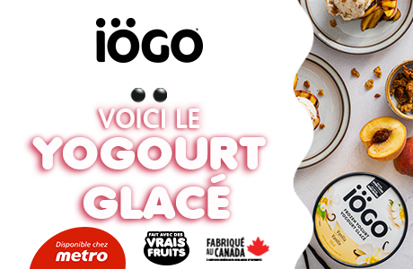 IOGO. VOICI LE YOGOURT GLACE