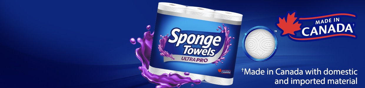 Sponge Towels ULTRA PRO, MADE IN CANADA