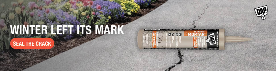 Advertisement. Winter left its mark. Seal the crack.
