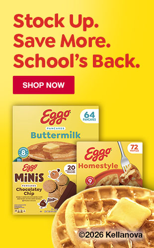 Eggo. Stock Up. Save More. School's Back.