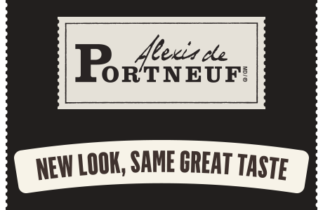 Alexis De Portneuf. NEW LOOK, SAME GREAT TASTE