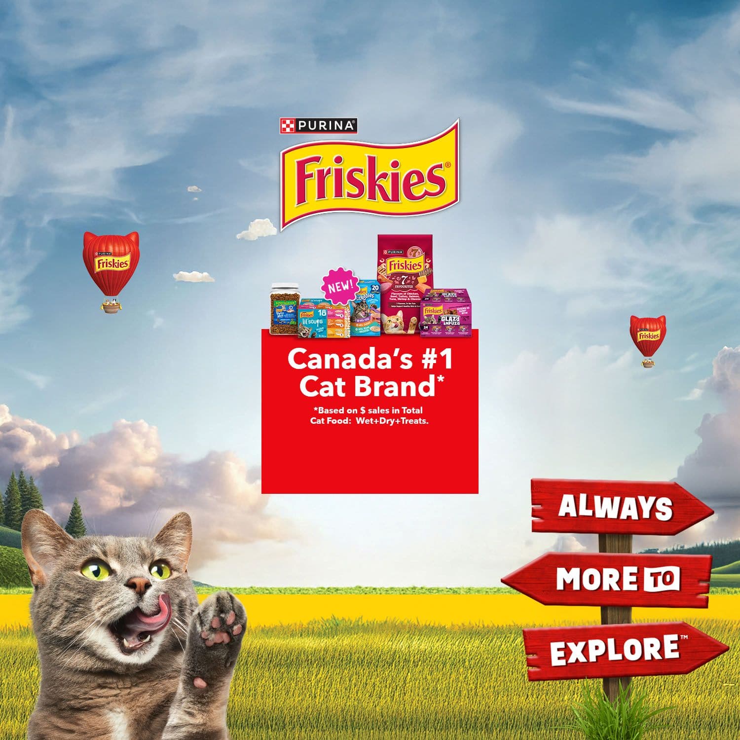 PURINA FriskiesNEW! Canada’s #1 Cat Brand*Shop Now!*Based on $ Sales in Total Cat Food: Wet+Dry+Treats. Shop Now.