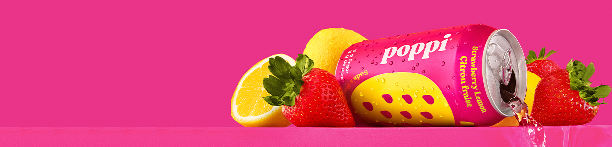 Poppi, soda's back. Shop Now