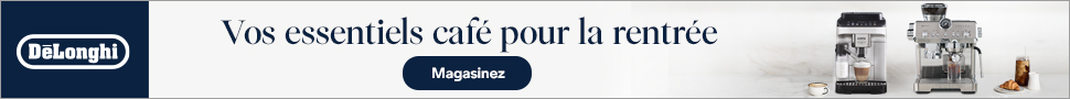 Advertisement. DeLonghi Vos essentiels café pour la rentrée Magasinez