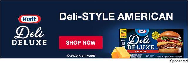 Kraft Deli Deluxe. Deli-STYLE AMERICAN