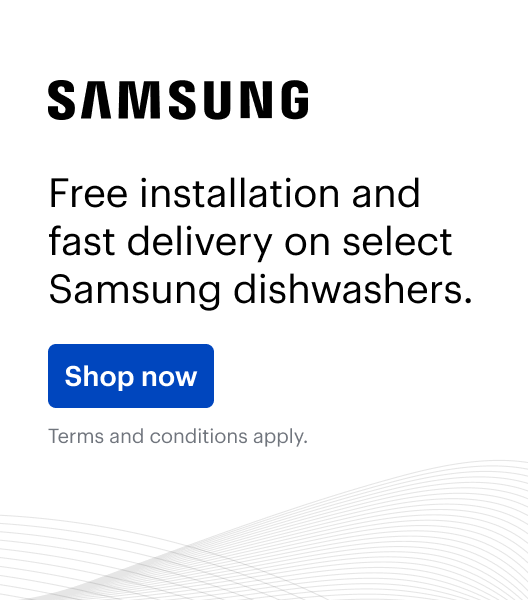 Free Installation & Fast Delivery on select Samsung dishwashers. Shop now.