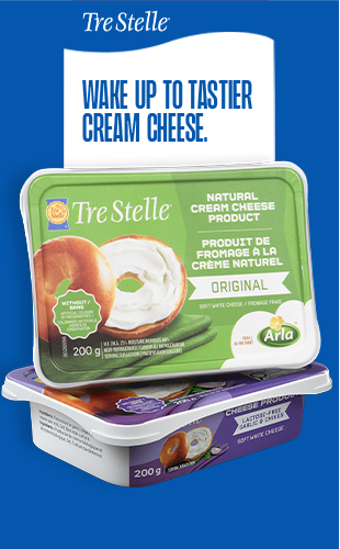 Tre Stelle - Wake up to tastier cream cheese.