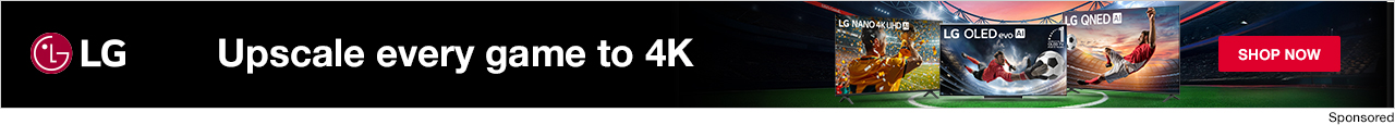 LG. Upscale every game to 4K. Shop now.