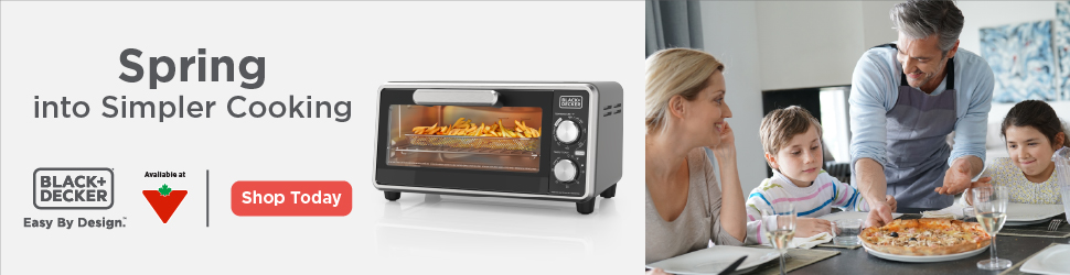 Advertisement. BLACK+DECKER. Easy By Design. Spring into Simpler Cooking. Available at Canadian Tire. Shop Today.