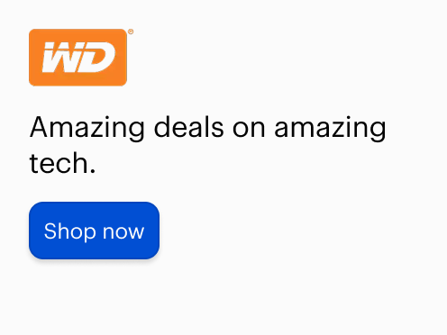 Western Digital. Amazing deals on amazing tech. Shop now.
