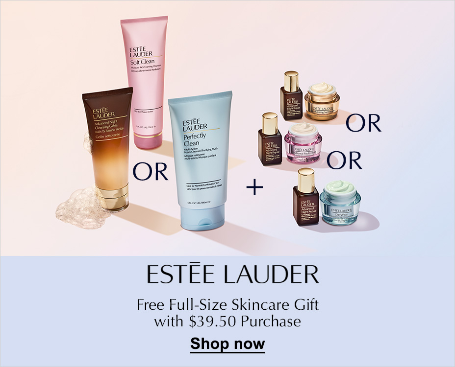 ESTEE LAUDER, Free Full-Size Skincare Gift with $39.50 Purchase, Shop now