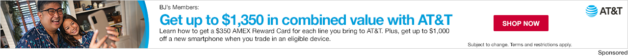 Get up to $1,350 in combined value with AT&T. Shop now. 
