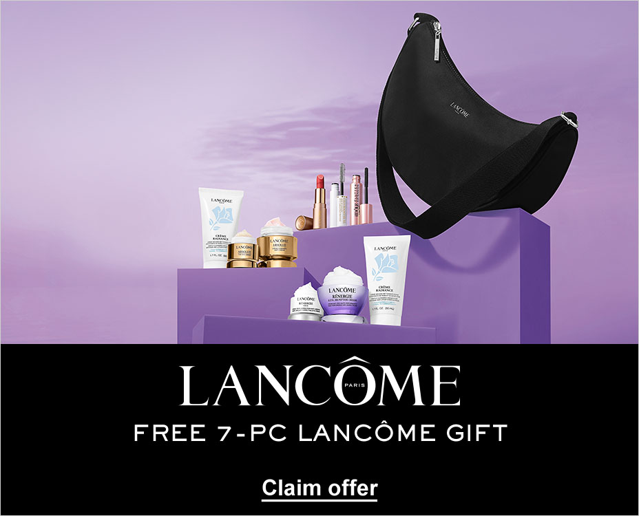 LANCOME, FREE 7-PC LANCÔME GIFT. Claim offer