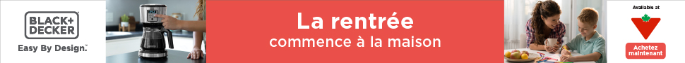 Advertisement. BLACK+DECKER  Easy By Design.La rentrée  commence à la maison
