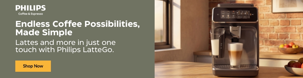 Advertisement. Philips Coffee & Espresso. Endless coffee possibilities made simple. Lattes and more in one touch with Philips LatteGo.
