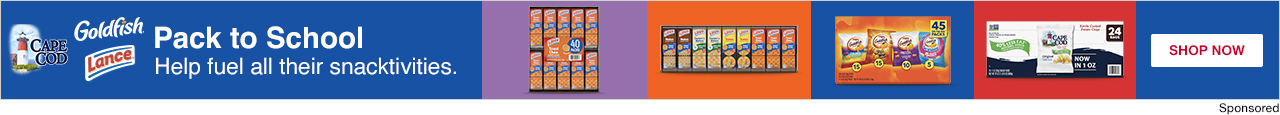 Pack to school. Help fuel all their snacktivities. Shop now.