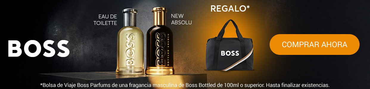 Bolsa de viaje en regalo por la compra de una frangancia masculina Boss Bottled de 100ml o superior. 