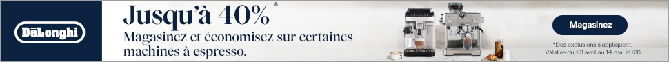 Advertisement. De’Longhi – Jusqu’à 40 %*. Magasinez et économisez sur certaines machines à espresso. Magasinez. 