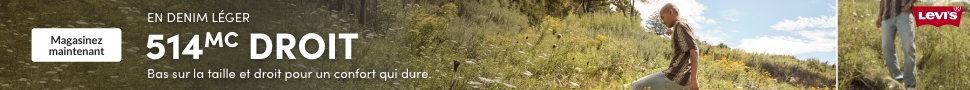 Advertisement. Levi's. EN DENIM LÉGER. 514 MC DROIT. Bas sur la taille et droit pour un confort qui dure. Magasinez maintenant.
