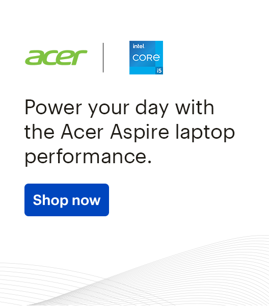 Acer intel CORE i5, Power your day with the Acer Aspire laptop performance. Shop now