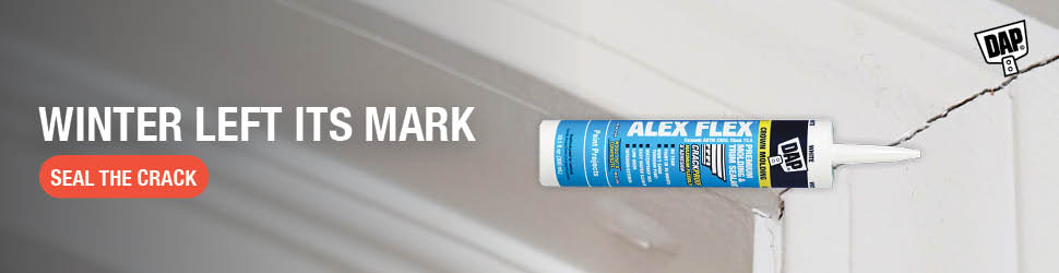 Advertisement. Winter left its mark. Seal the Crack