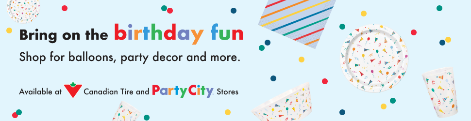 Advertisement. Party City. Bring on the birthday fun. Shop for balloons, party decor and more.