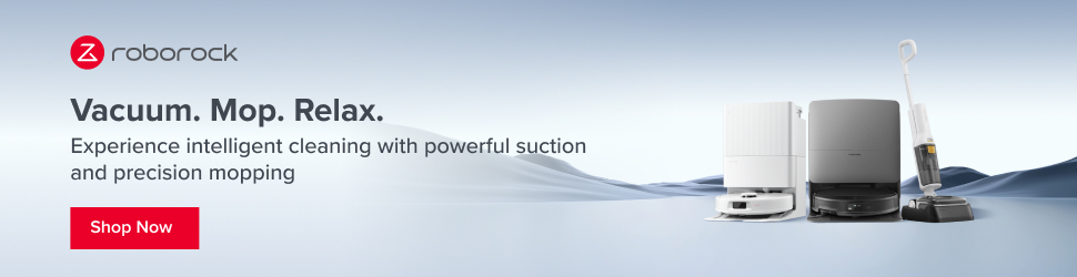 Advertisement. Roborock. Vacuum. Mop. Relax. Shop Now.