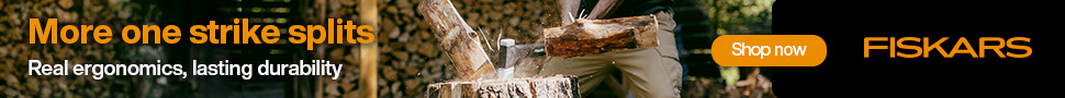 Advertisement. Fiskars. More one strike splits. Real ergonomics, lasting durability. Shop Now