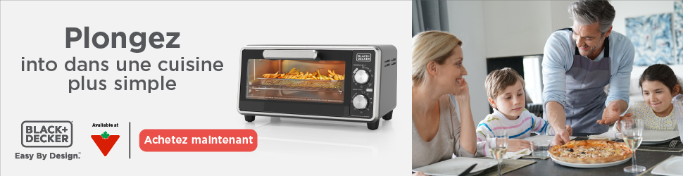 Advertisement. BLACK+DECKER. Easy By Design. Plongez dans une cuisine plus simple. Available at Canadian Tire. Achetez maintenant.