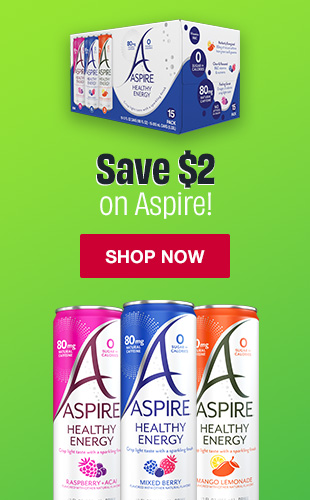 Save $2 on Aspire! Shop Now.