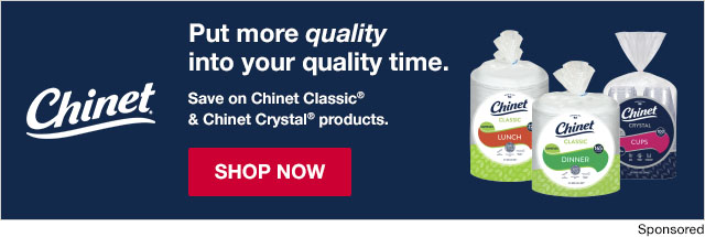 Put more quality into your quality time. Save on Chinet Classic® & Chinet Crystal® products. Shop now. 