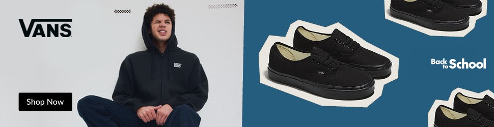 Advertisement. VANS, Back to School, Shoes, Lifestyle, Skater, Sneakers, Slip Ons. Shop Now.