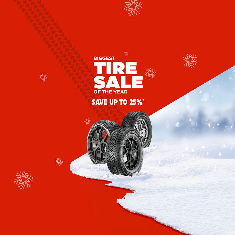 advertisement. shop biggest tire sale. shop now.