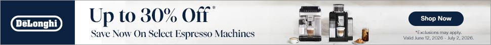 Advertisement. DeLonghi | Up to 30% Off* Save Now On Select Espresso Machines | Shop Now |  | *Exclusions may apply.