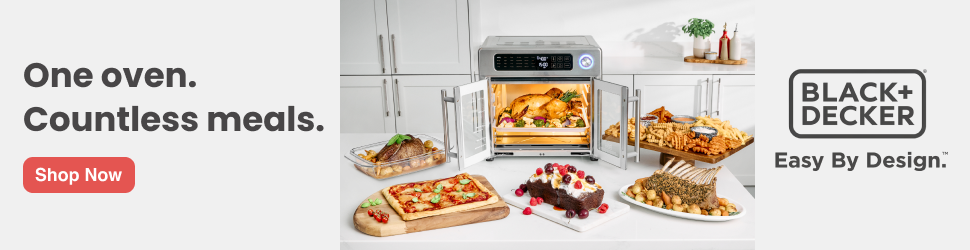Advertisement. BLACK+DECKER. One oven. Countless meals.Shop Now