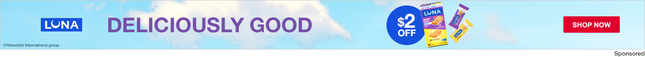 Luna deliciously good $2 off