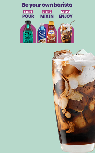 Stok, Silk & Delight. Be your own barista