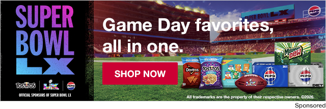 PepsiCo. Game Day favorites, all in one