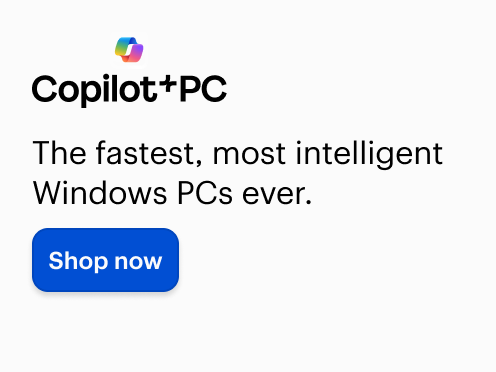 The fastest, most intelligent Windows PCs ever.