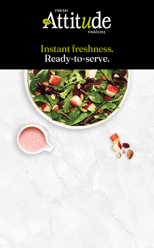 Attitude. Instant freshness. Ready-to-serve.